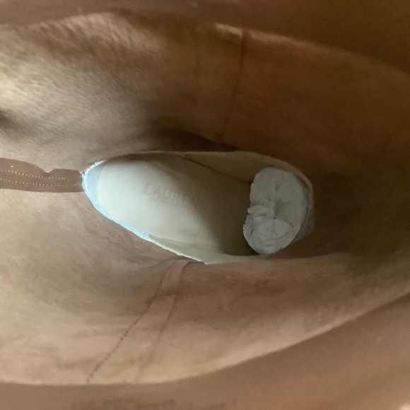 Ralph Lauren Artizan II Suede Heeled Boot Brown Kidsuede SZ 10 - Picture 14 of 16